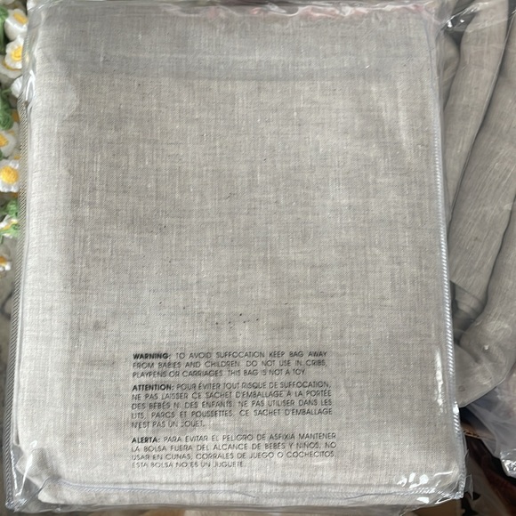 West Elm Custom Size European Flax Linen Curtain - Natural Flax 48x101 - Picture 8 of 8